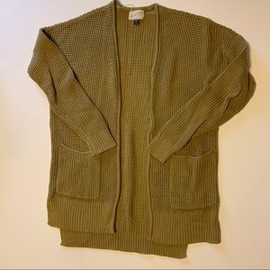 Universal Thread Olive Green Grandpa Cardigan